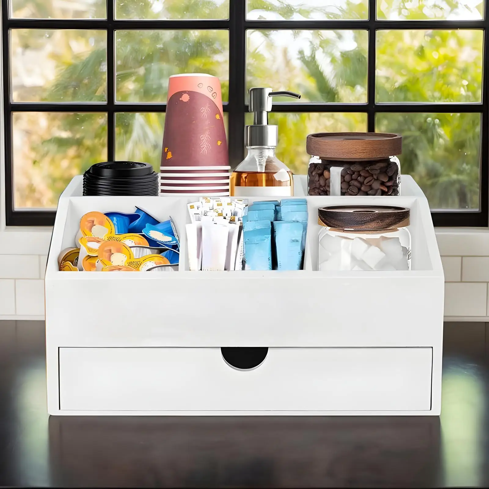Coffee Station Organizer: A Must-Have for a Tidy Countertop thumbnail