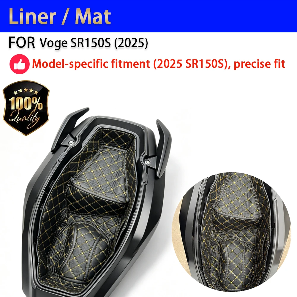 for-voge-sr150s-2025-seat-bucket-liner-noise-reducing-waterproof-wear-resistant-mat-accesorios-para-moto-accessori-moto