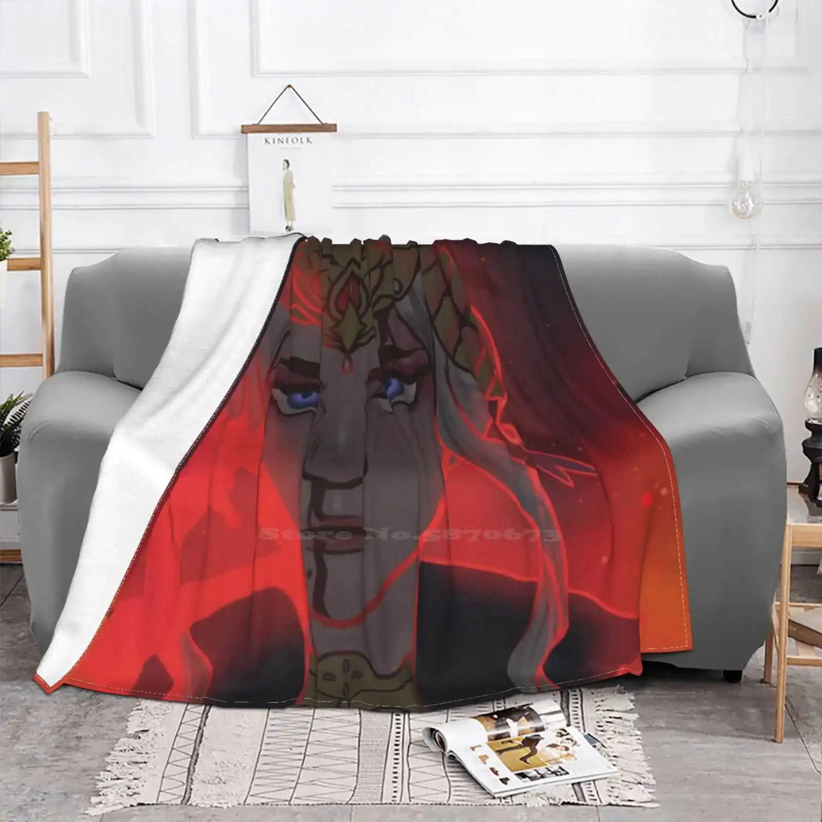 Flame Emperor Edelgard Latest Super Soft Warm Light Thin Blanket Fe16 Fe3H Fire Emblem Three Houses Fantasy