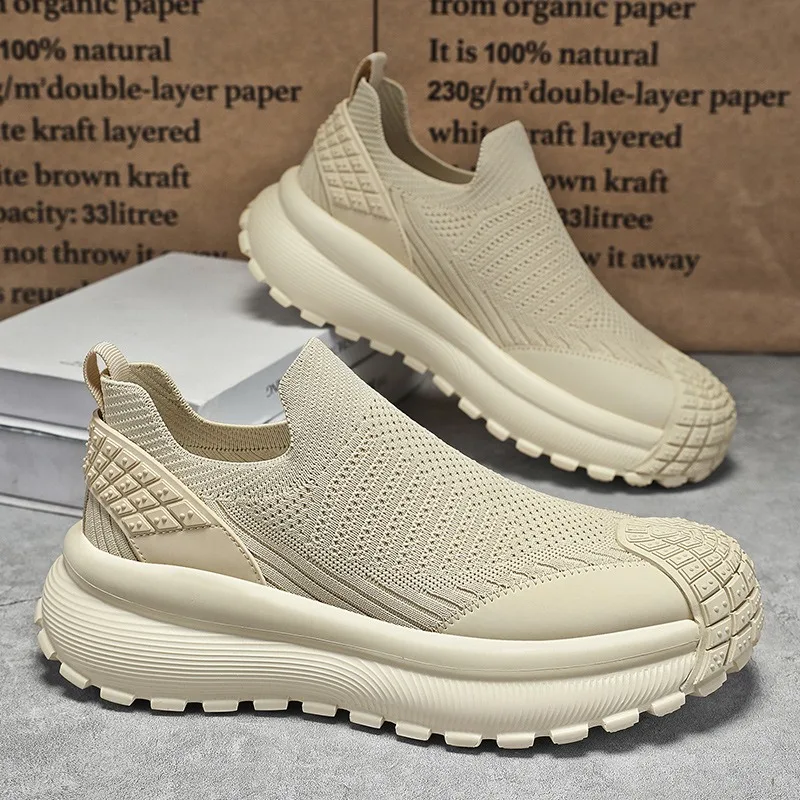 

Men's Shoes Summer Breathable Mesh Shoes 2025 New Casual Canvas Shoe Platform Vulcanized Shoes for Men Non Slip Sneakers Loafers