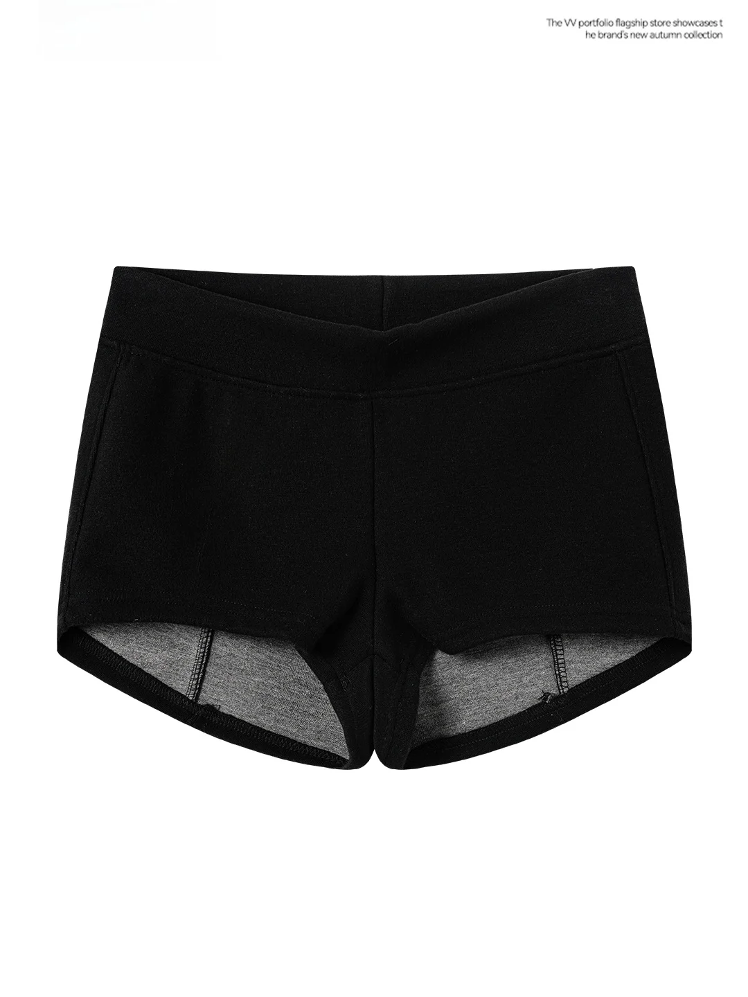 American Style Hot Girl Black Knitted Sporty Base Layer Shorts Women's Small Size Outdoor High Waist Hip Lifting Hot Pants Su...