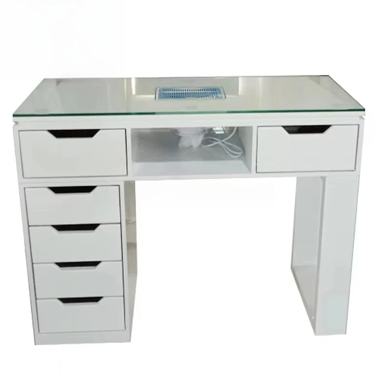 

Hot Sale Modern Beauty Salon Nail Bar Furniture French High Hair Nail Table