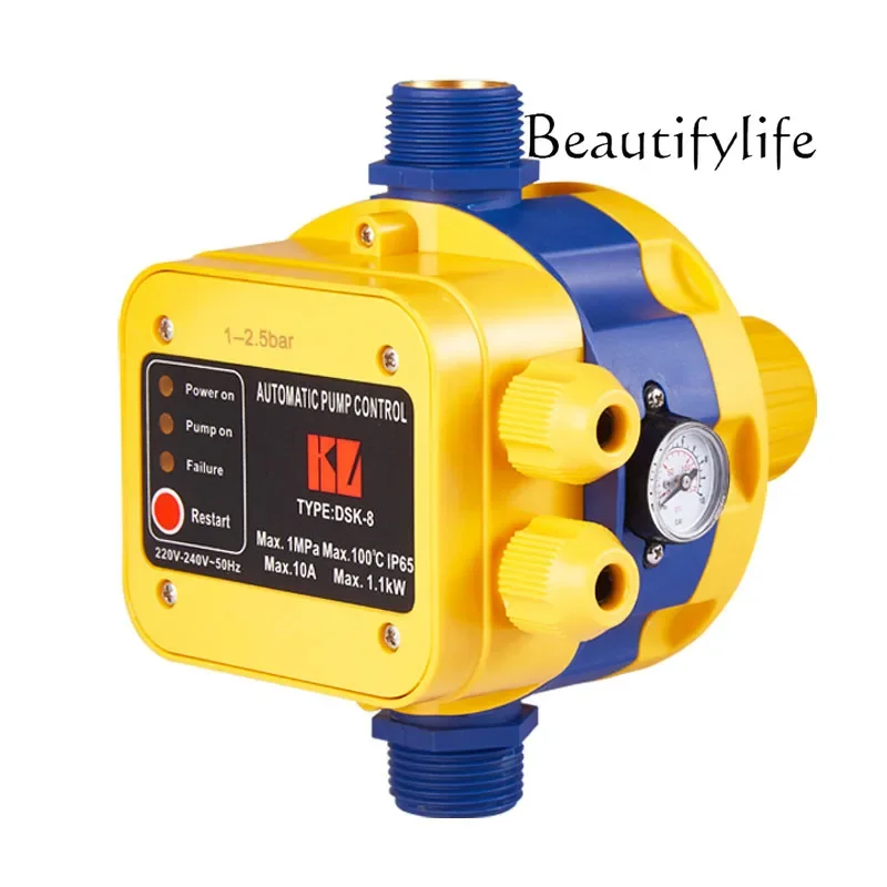 Water flow pressure switch booster pump hot water shortage protection intelligent adjustable controller