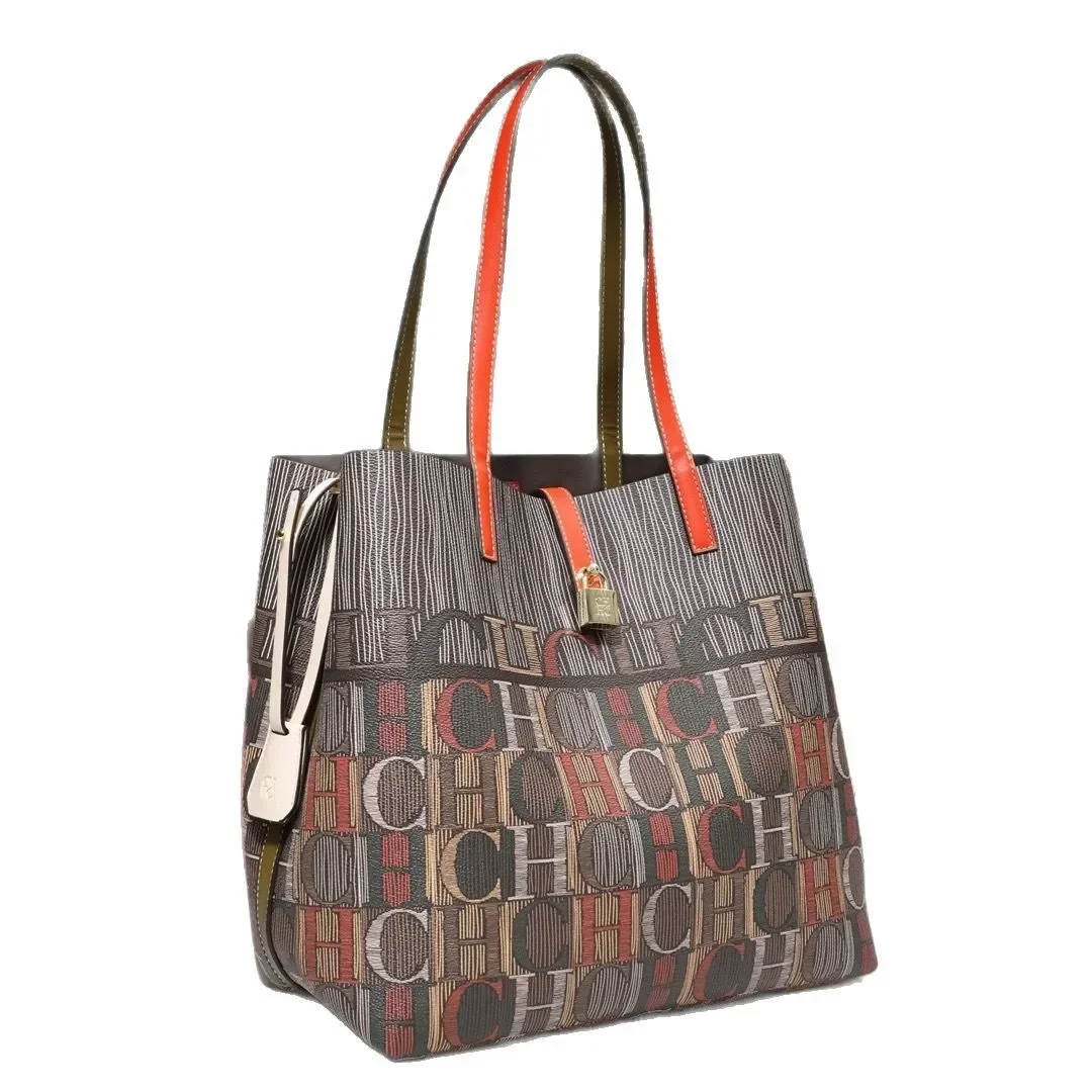 

2025 Новая известная дизайнерская женская сумка из кожи, стильная сумка-тоут, люксовый бренд, элегантная отделка на молнии