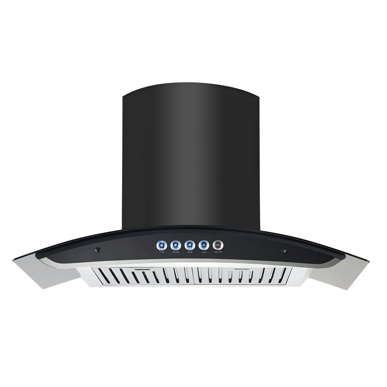 

Современный дизайн, электрическая вытяжка из закаленного стекла, эффективная вытяжка для кухонной вентиляции, горячая распродажа для домашнего использования