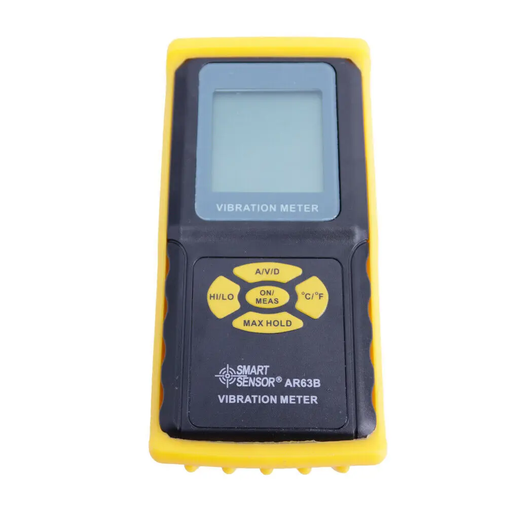 AR63B Smart Sensor Digital Vibration Meter Vibration Gauge Vibration Analyzer Range 0.1~199.9M/s