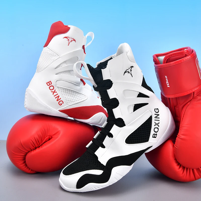 

Оригинальные брендовые профессиональные борцовские кроссовки, удобные противоскользящие спортивные боевые кроссовки для соревнований, дизайнерские боксерские кроссовки со средним верхом