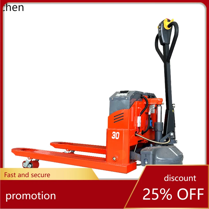 

ZML Fully Automatic Hydraulic Electric Forklift Climbing King Construction Site Semi-Electric Pallet Truck