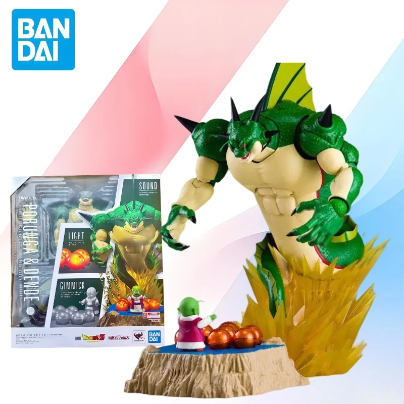 

Оригинальный набор BANDAI S.H.Figuarts PORUNGA & DENDE LUMINOUS DRAGON BALL SET COME FORTH GENUINE SHENRON!! Фигурка-модель из ПВХ, 28 см