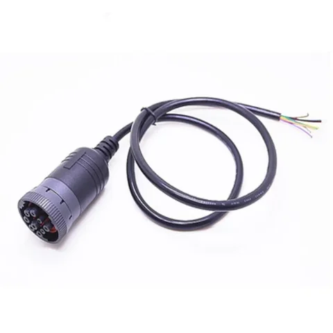 OBD2 Грузовой диагностический кабель J1939 OBD 9-контактный к 16-контактному разъему для Cummins Deutsch 9-контактный 6-контактный грузовик-кабель для подключения DB 25Pin