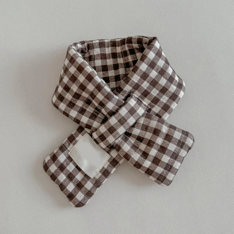 J15U 2024 وشاح للأطفال لخريف وشتاء وشاح للرقبة عصري للأولاد والبنات #4