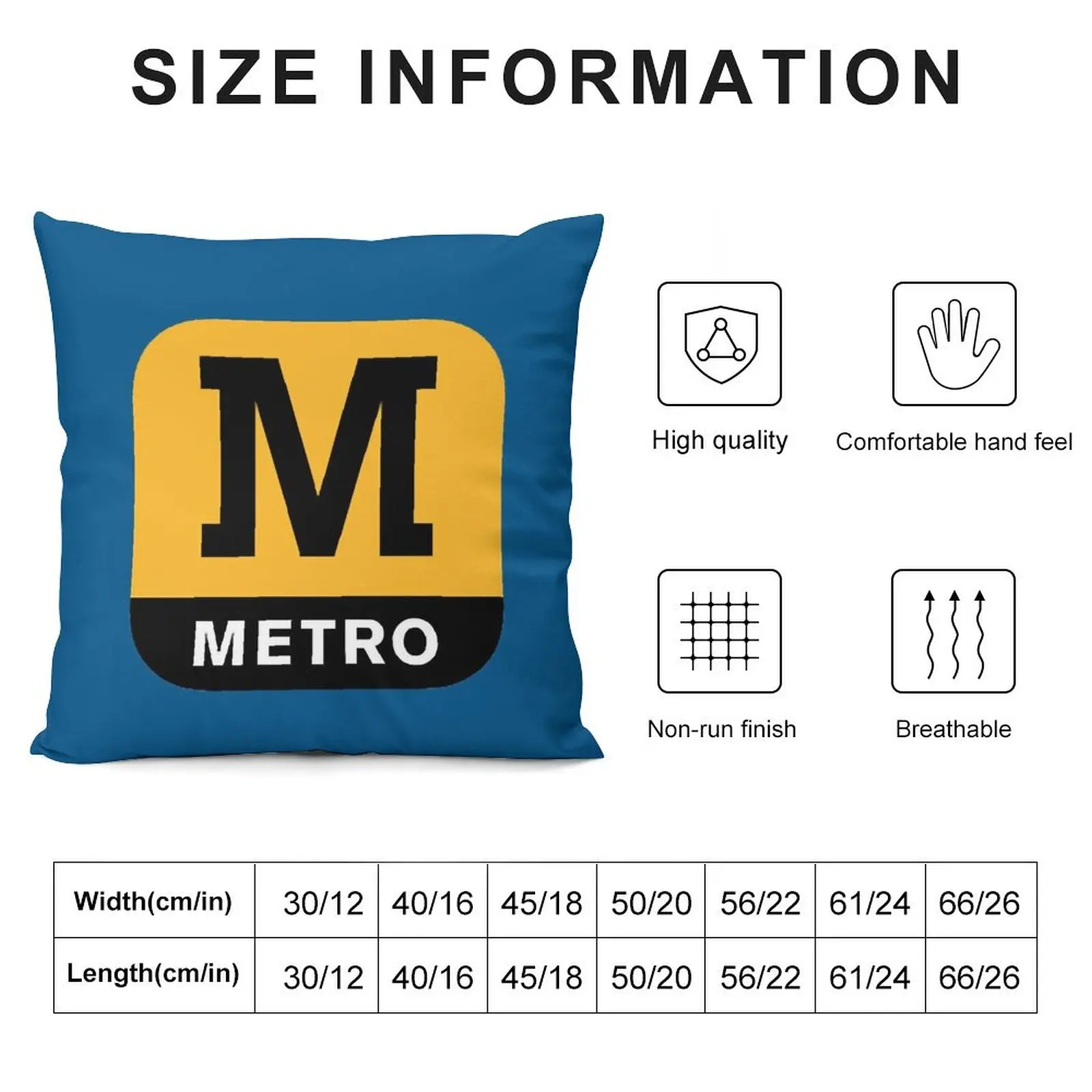 tyne and wear metro Throw Pillow christmas cushions covers christmas supplies Rectangular Cushion Cover pillow