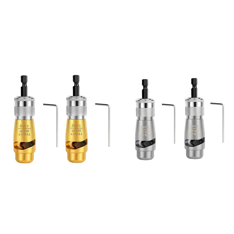 AB09-2Pcs Electrician Wire Stripper Kit For Stripping Wire With Hand Electric Drill Alloy Electrician Tool