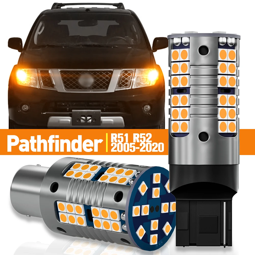 

2pcs LED Turn Signal Light For Nissan Pathfinder R51 R52 2005-2020 2011 2012 2013 2014 2015 2016 2017 Accessories Canbus Lamp