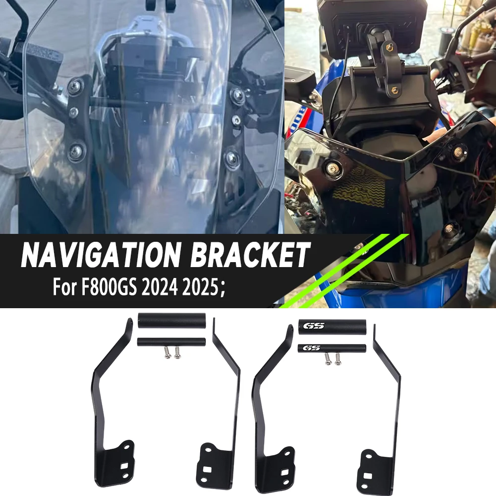 

12/22mm GPS Navigation Bracket Mobile Phone Support Stand Holder Motorcycle Part For BMW F800GS F 800 GS 800GS F800 GS 2024 2025