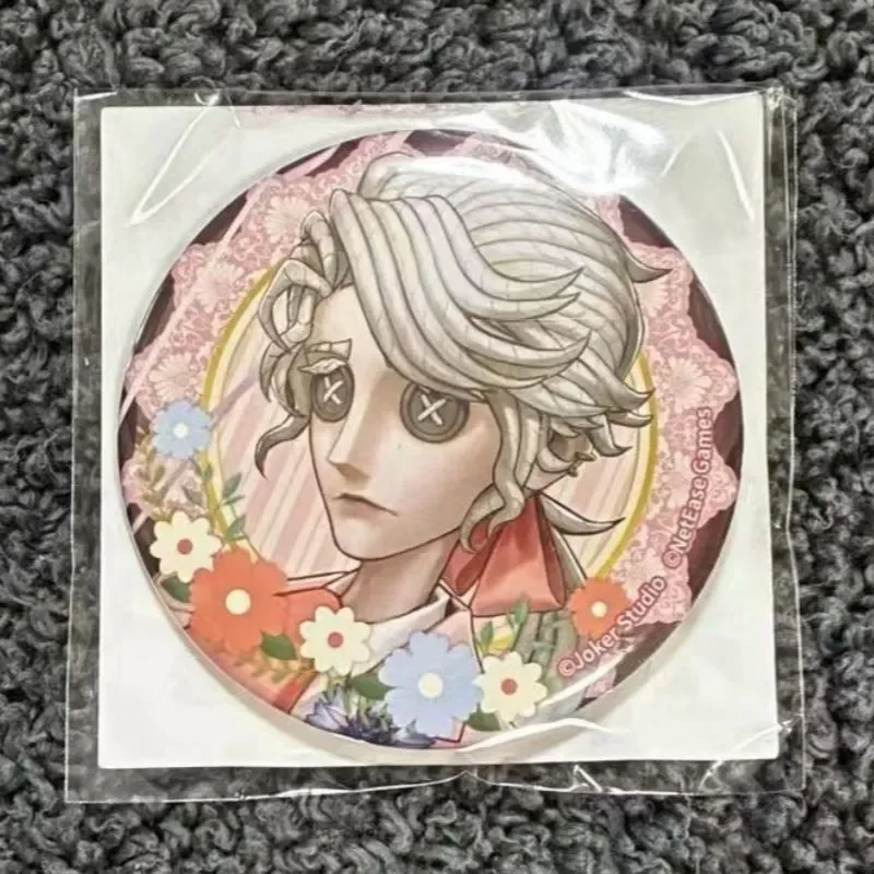 Badge en fer blanc version Q de l'accessoire de cosplay Matador Composer du jeu Identity V, figurine anime, broche, ornement, cadeau d'Halloween