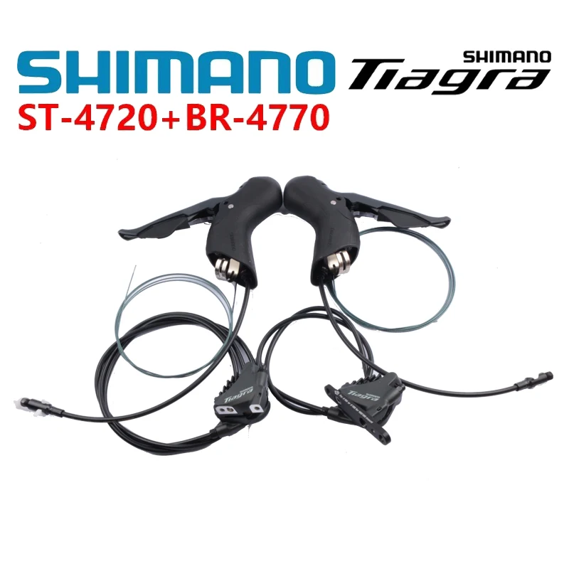 SHIMANO TIAGRA 4720+4770 Hydraulic Disc Brake 2x10s DUAL CONTROL LEVER 4720 Shifter 4770 Brake Caliper For Road Bike Original