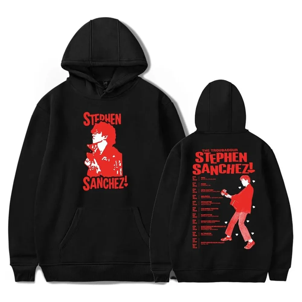 

Men's and Women's Casual Long Sleeve Sweatshirt, Tour Sweatshirt, Autumn and Winter Clothes, Album Collection, Stephen SanDCI,