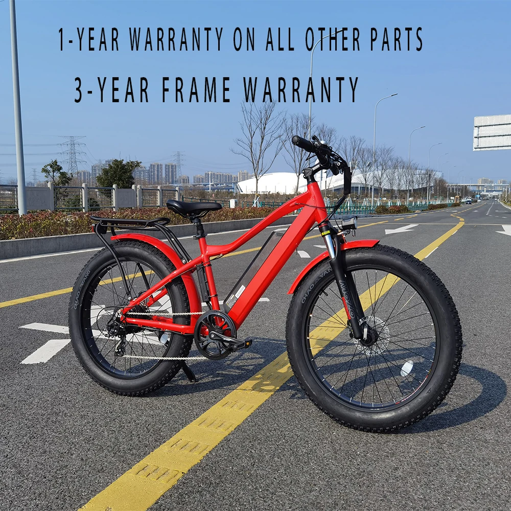 

Fat Tire Mountain Electric bicycle Step-Over City Commuting Electric Bike Made in China Factory 750W 48V.