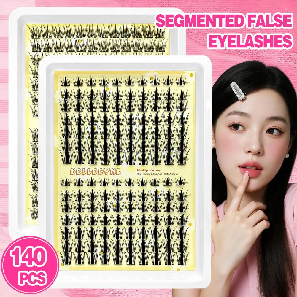 자연스러운 세그먼트 속눈썹을 위한 DIY 피쉬테일 속눈썹 접착제 - 강력한 고정력의 투명 속눈썹 접착제, 빠른 건조 인조 속눈썹 연장 X2I7