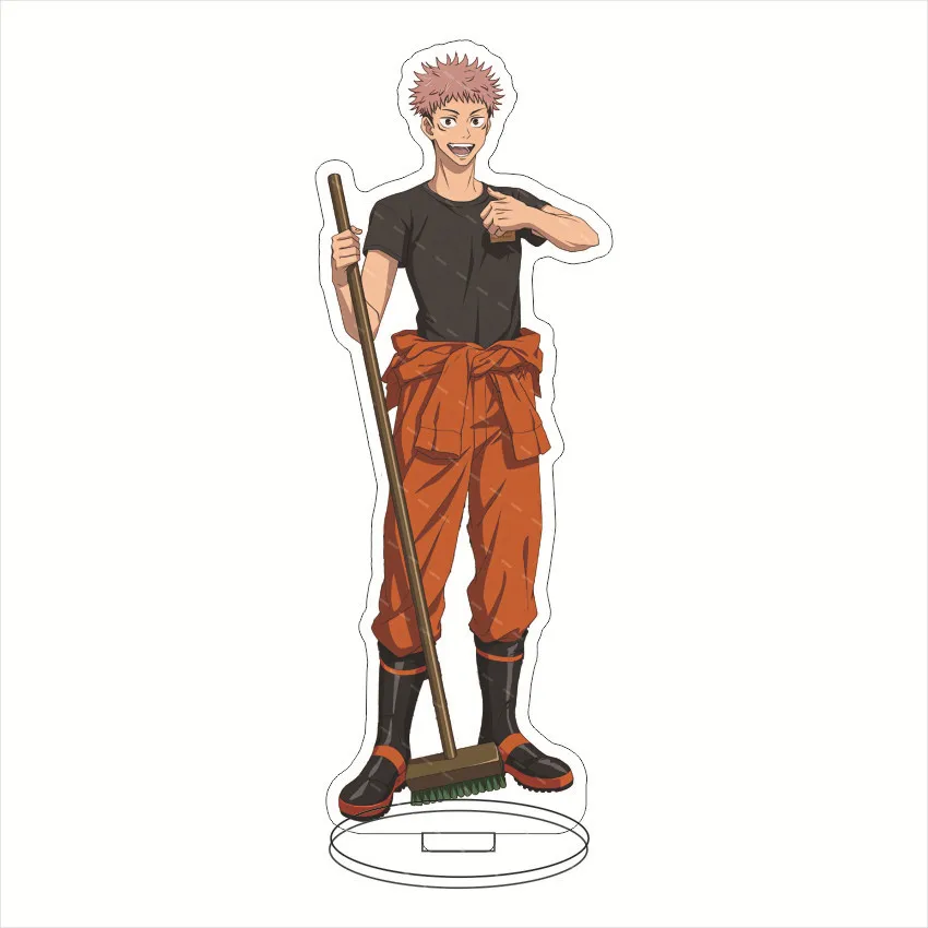 Julongsu kaisen anime periféricos satoru gojo figura de ação itadori yuji suporte acrílico anime suporte ornamento modelo presente coleção