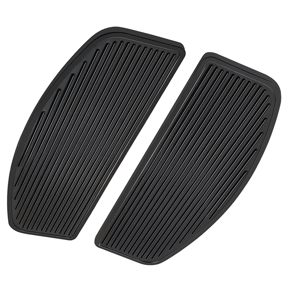 Motorcycle Rubber Front Footrest Driver Rider Insert Floorboard Footboard Pads Fit For Harley Touring Dyna