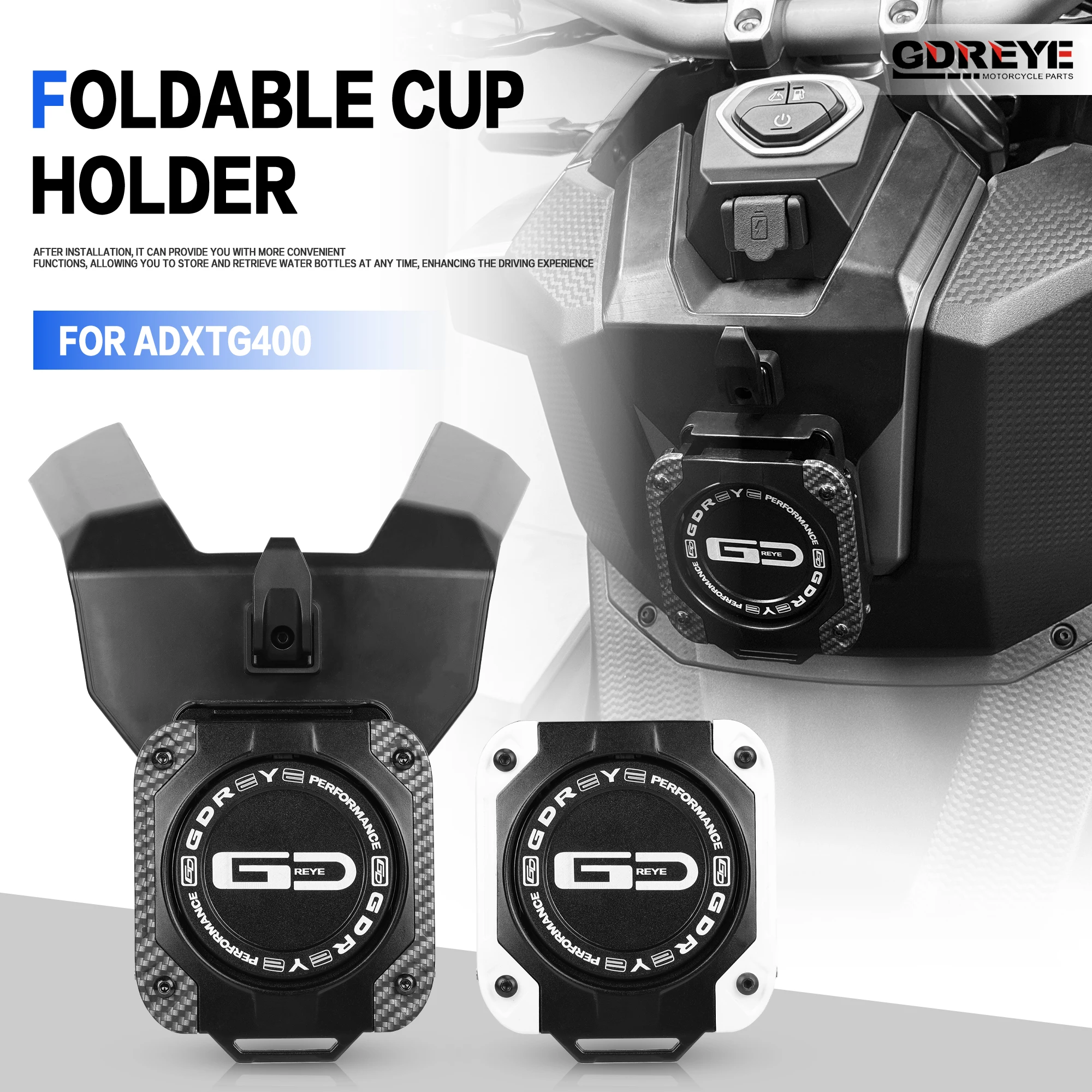 

For SYM ADXTG 400 ADX GT Motorcycle ADXTG 400 Modification Aluminum Water Bottle Drink Coffee Cup Holder Motorcycle Hook Helmet