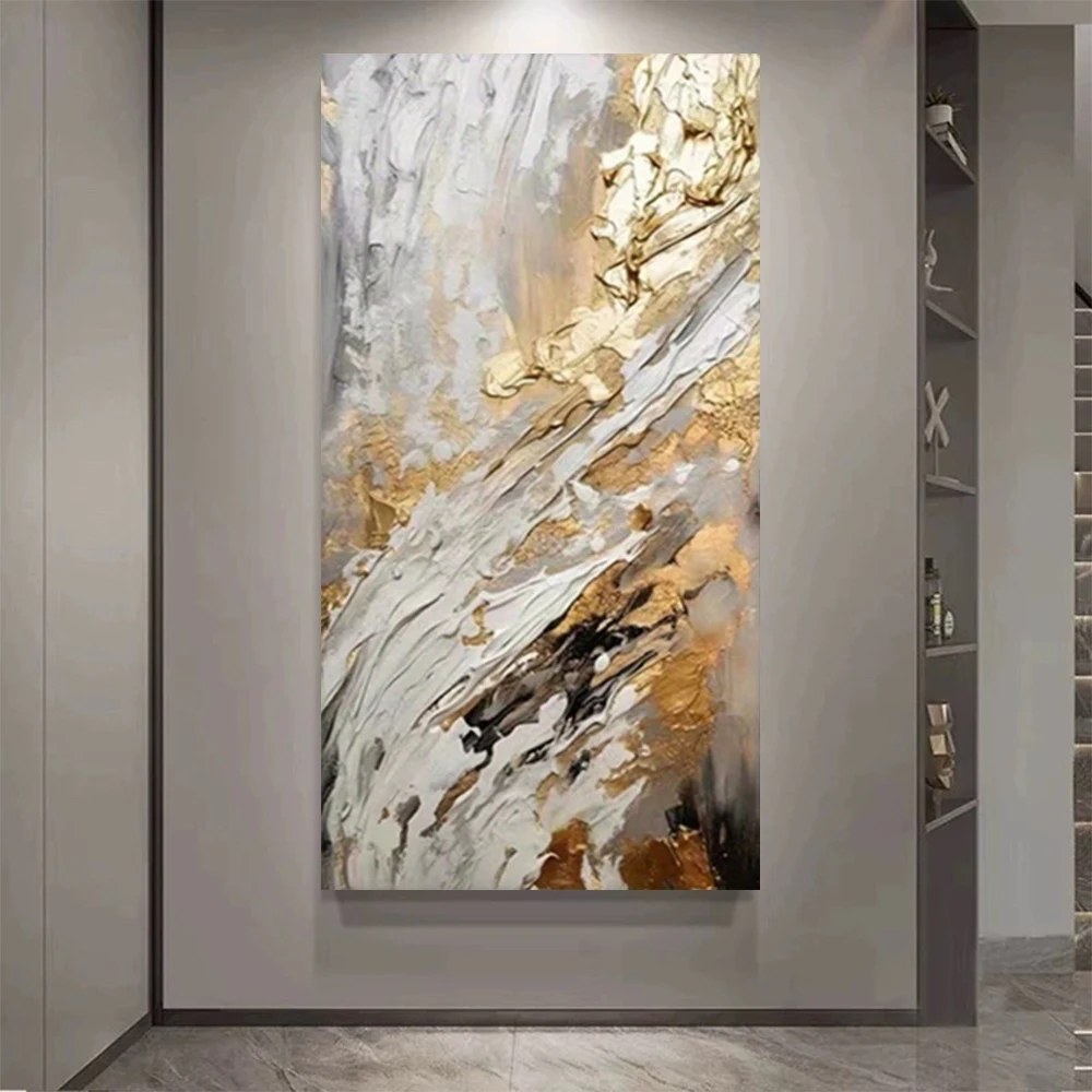 

Drawing Knife Panel Pictures Abstract Oil Paintings On Canvas Mural 100% Handmade Color Poster Modern Art For Home Decor Wall