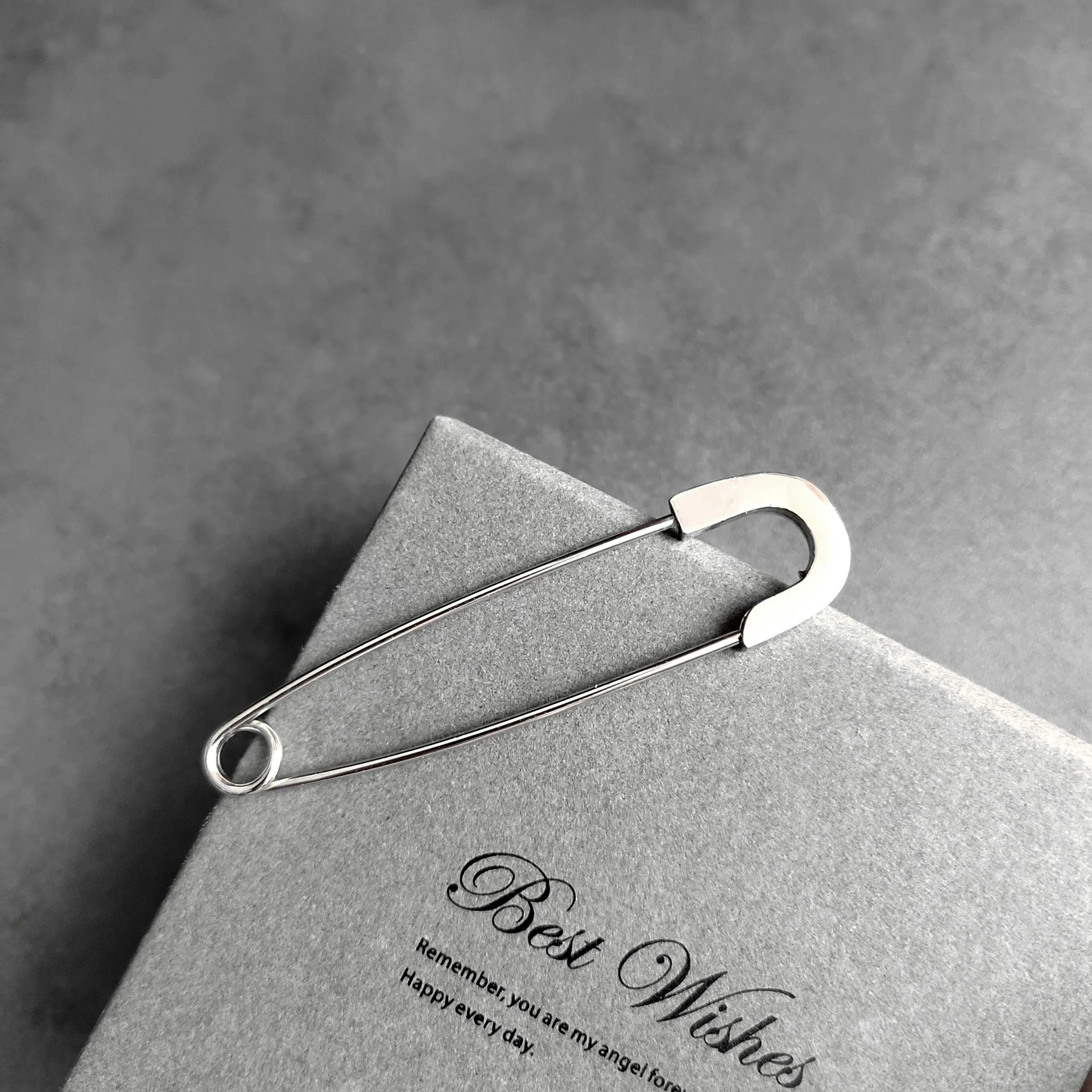 1 قطعة دبابيس كبيرة الموضة للملابس السلس المعادن ستار دبابيس الأمان الجينز فستان وشاح مقاطع الشعر للنساء دبابيس بروش قابل للتعديل #3