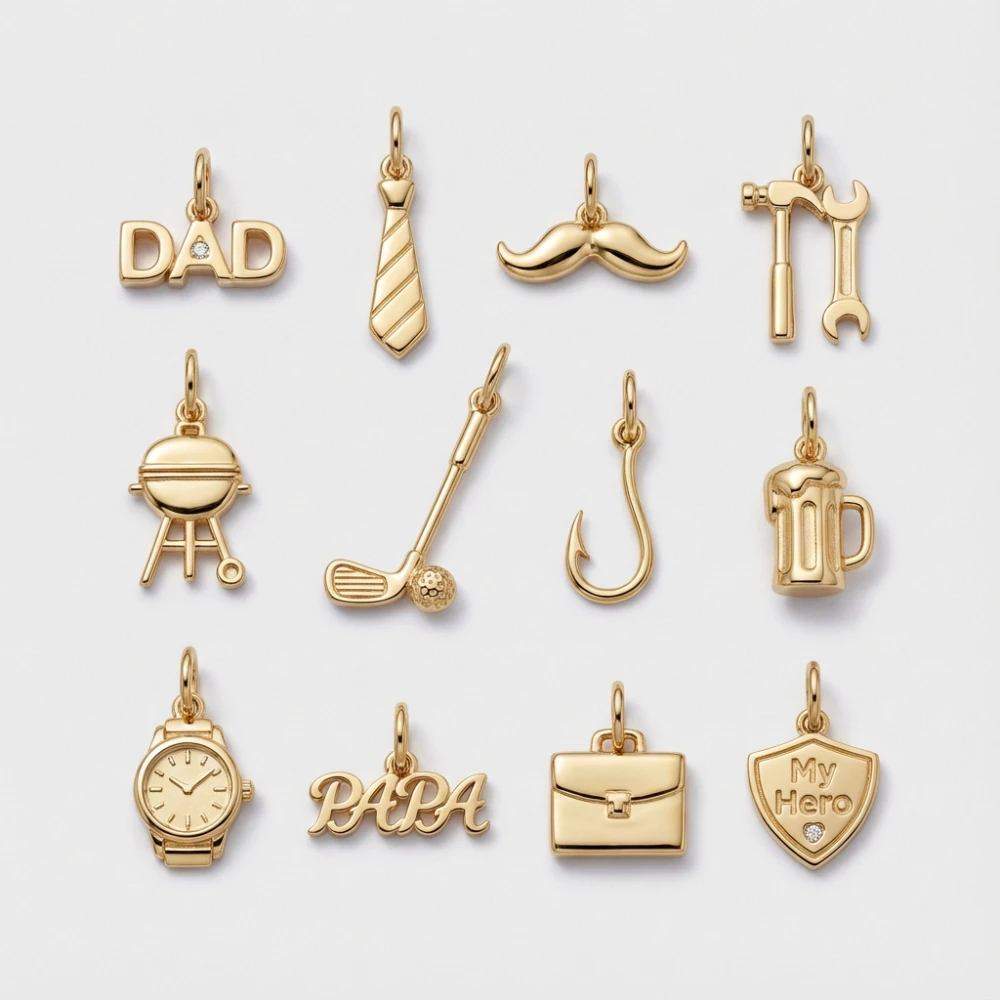 316 Edelstahl Wasserdicht Farbbeständig Modisch Und Beliebt Anhänger Für Schmuck DIY – Detail 2