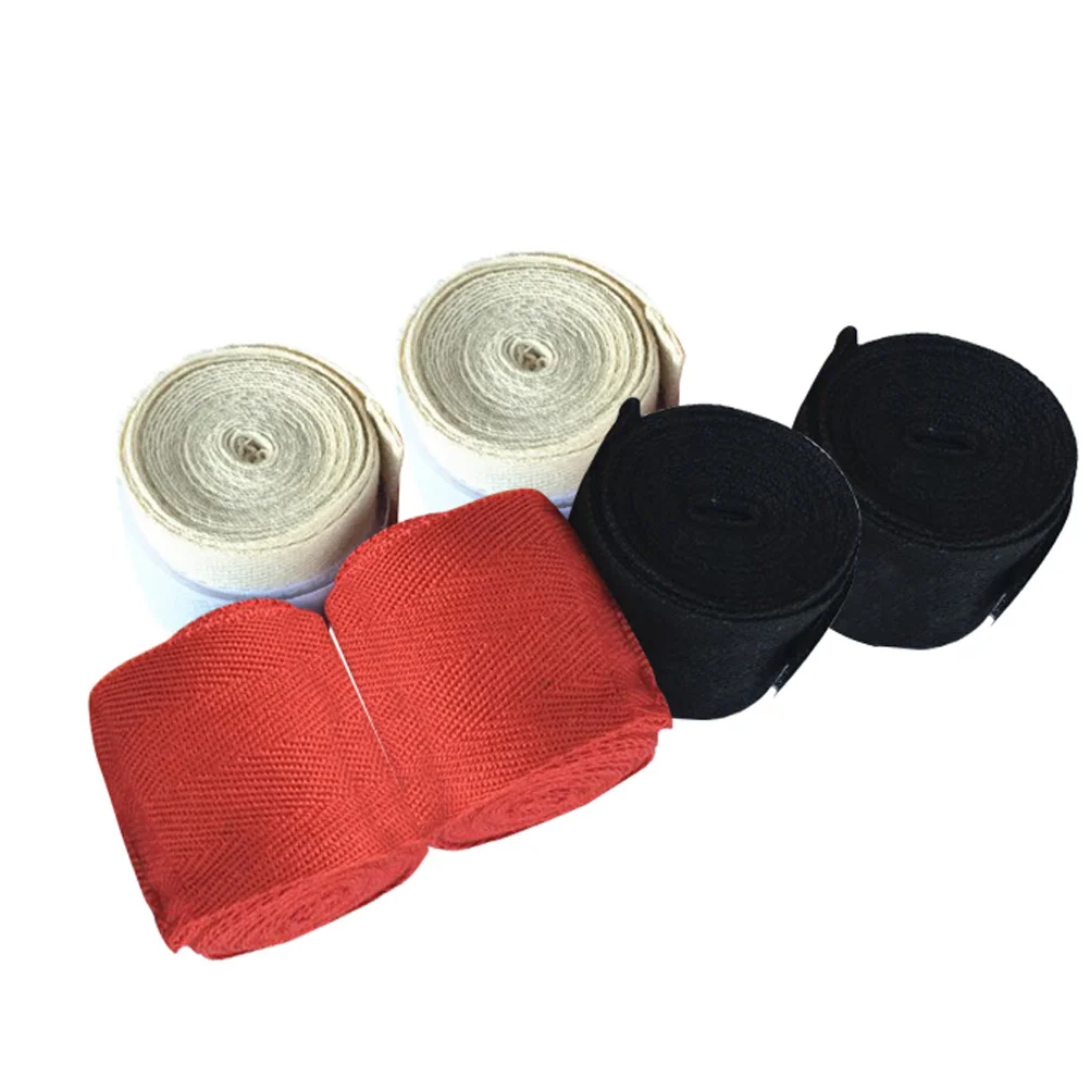 

6Pcs Boxing Hand Wraps Cotton 2.5cm Breathable Hand Guard Bandages for Boxing Kickboxing Mma Muay Thai Protection Set White
