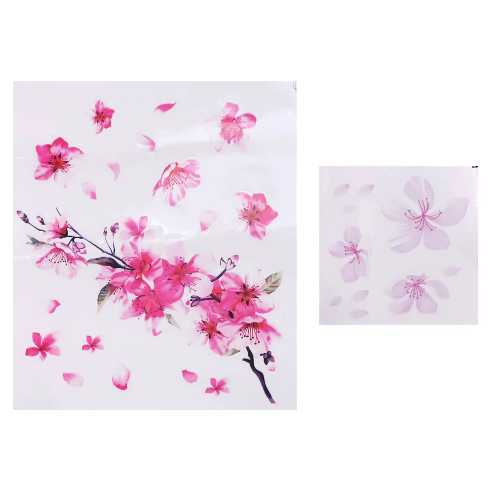 For Vehicle Decoration Flower Bumper Stickers Vinyl Car Sticker Quick Installation Process Vibrant Floral Design