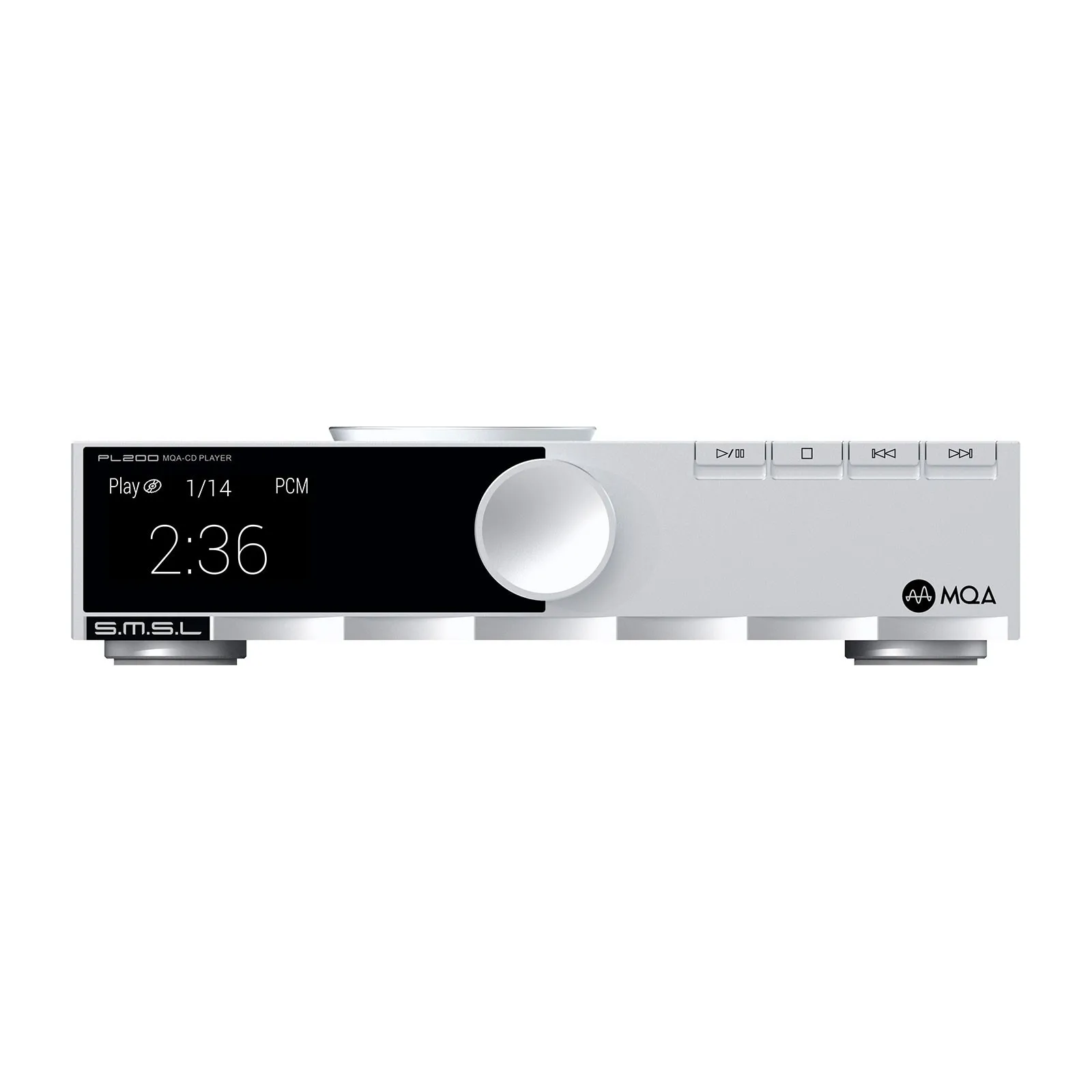 SMSL PL200 MQA CD Player Audio Decoder High Resolution AK4499EX XMOS Bluetooth5.1 DAC with Piano Keys Design