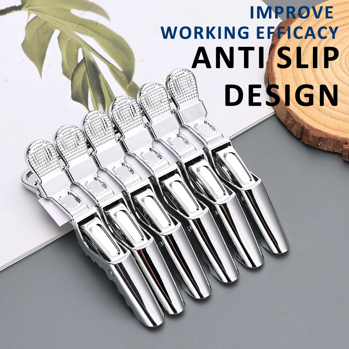 

6pcs/Lot Alligator Hair Clips Hairdressing Clamps Claw Section Styling Tools for Barber Salon Hairpin Accessories