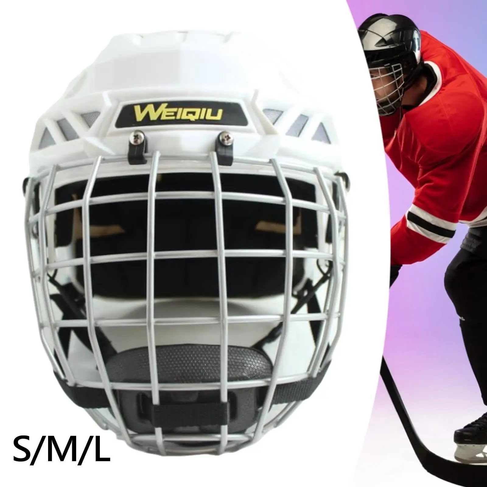 

Hockey helmet, skating helmet, professional foam padded, hockey accessory, ice