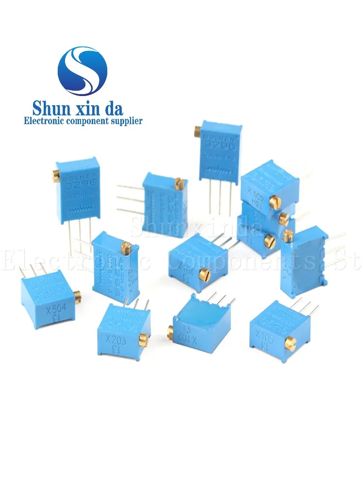 

10PCS 3296 3296X 102 103 1K 2K 5K 10K 20K 50K 100K 200K 500K 1M 100R 200R 500 ohm Potentiometer resistanceohm Trimpot Trimmer