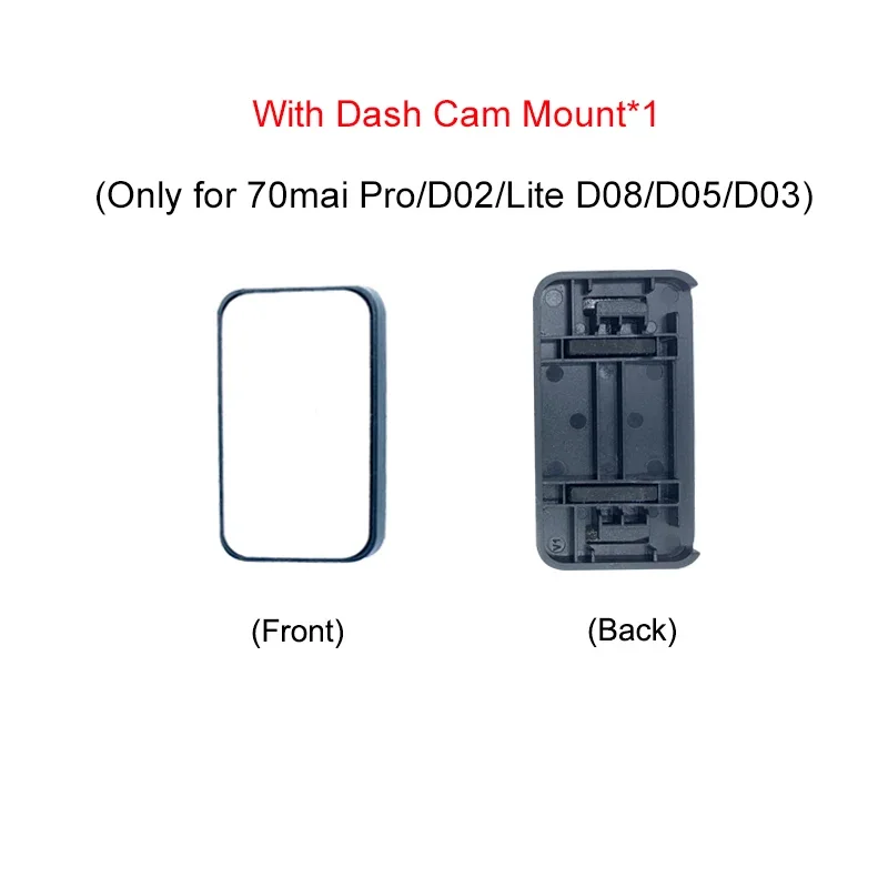 for 70mai Dash Cam Mount For for 70mai Dash Cam Pro D02 Lite D08 70mai Lite D08 CPL Filter