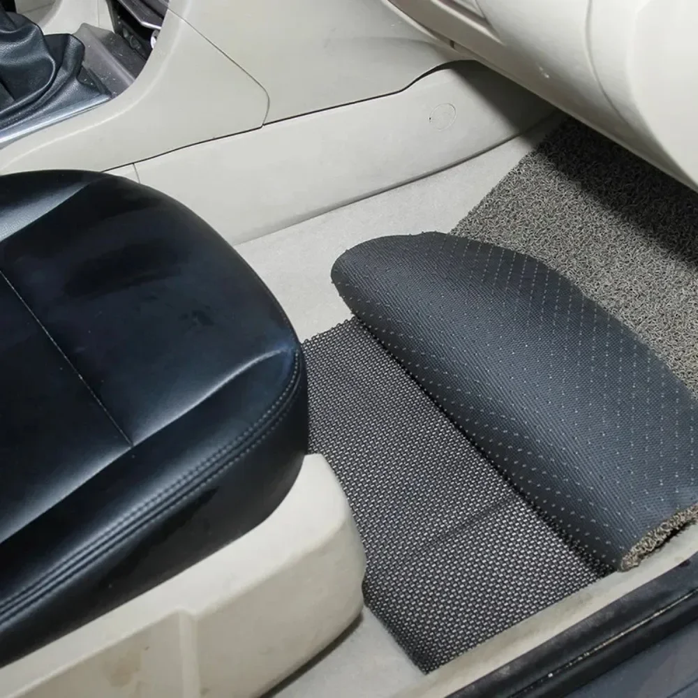 Car Trunk Mat Non-slip Soft DIY Free Cutting Easy To Clean Mat Outsize Mesh Fabric Mats PVC Foam Custom Anti Slip Mat 150cm*50cm