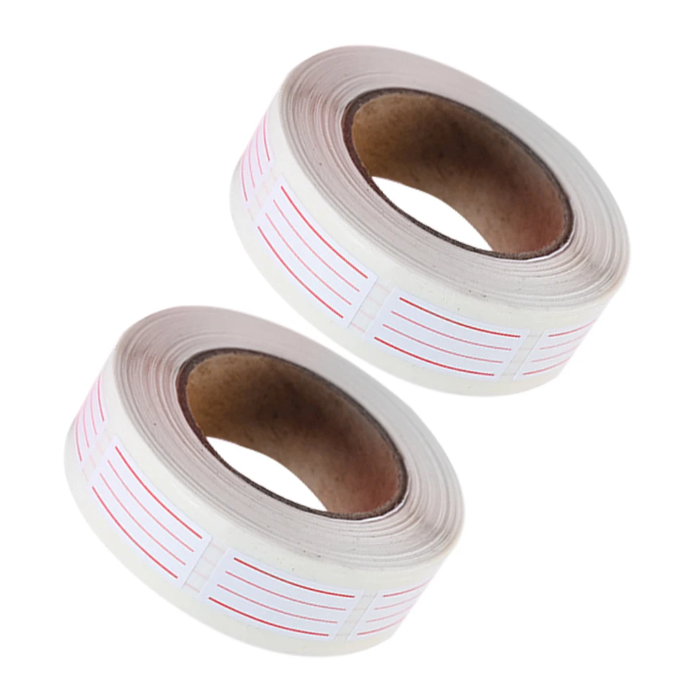 

2 Pcs Correct Sticker Tape Correction with Designs Adhesive Corrected Tapes for Office Correcting Refill Pen Transparent