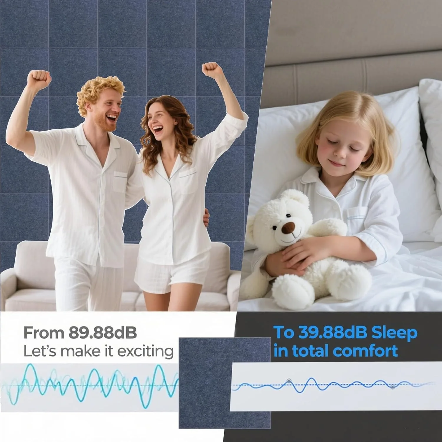 Panel acústico de insonorización Diy, 12 Uds., decoración, Panel de absorción acústica, aislamiento acústico para estudio en casa, paneles absorbentes de sonido