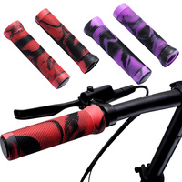 Bicycle Grips Non-Slip Soft Rubber Scooter Grips Cover With Handle Plug Cuffs For 22.2mm Scooter BMX MTB Cycling Grips Parts