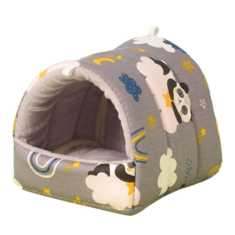 Ferrets House السناجب النوم أرجوحة السرير قفص ملحق الهامستر مخبأ السرير هبوط السفينة
