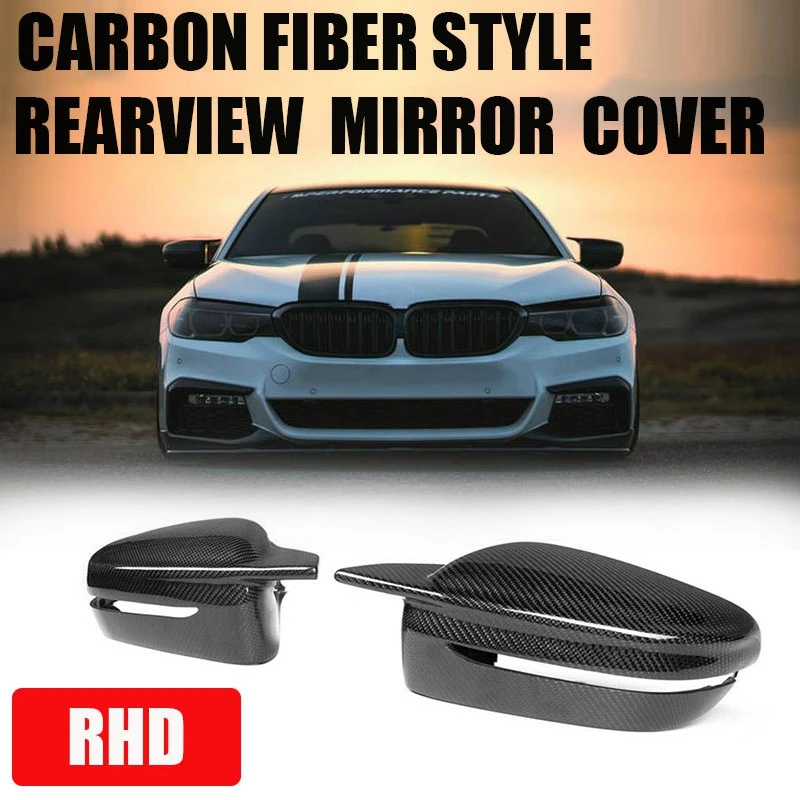 

Car RHD Side Rearview Mirror Cover Cap Mirror Shell Case For-BMW G11 G12 G14 G15 G16 G20 G22 G23 G28 G30 2019-2021