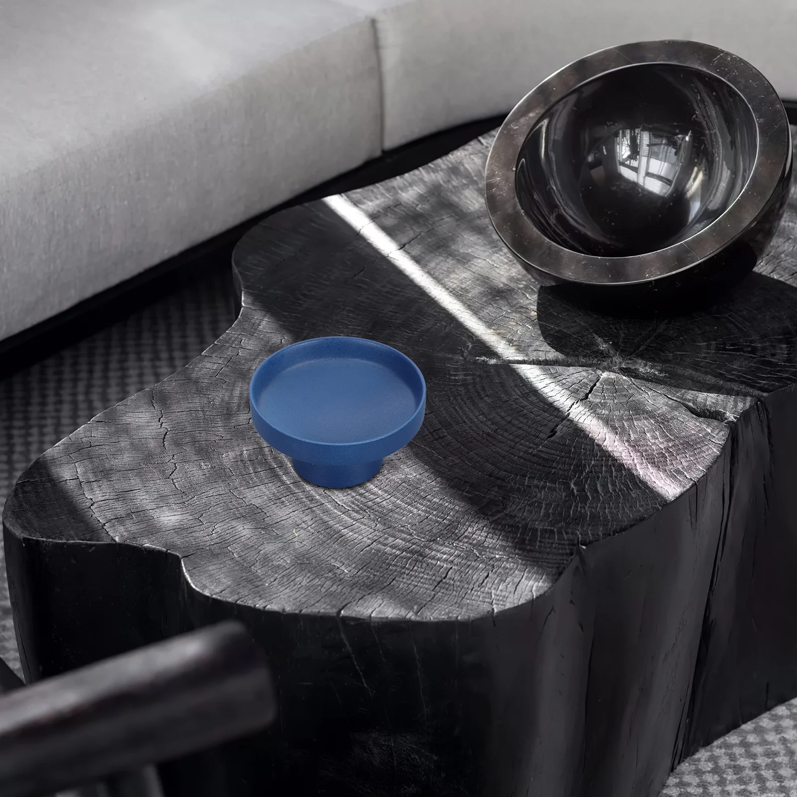 

High Footed Ceramic Fruit Plate Decorative Bowl Multipurpose Fruit Holder Candy Dish Dessert Serving Tray for Kitchen Counter