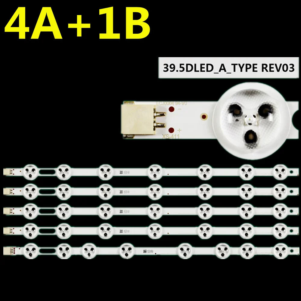 20Kit LED Backlight Strip For 39.5DLED A/B TYPE REV02 VES395UNDC-2D-N01 K40DLV3F 40FA5050 40272SMFHD TX-39A300B TX-39AW304