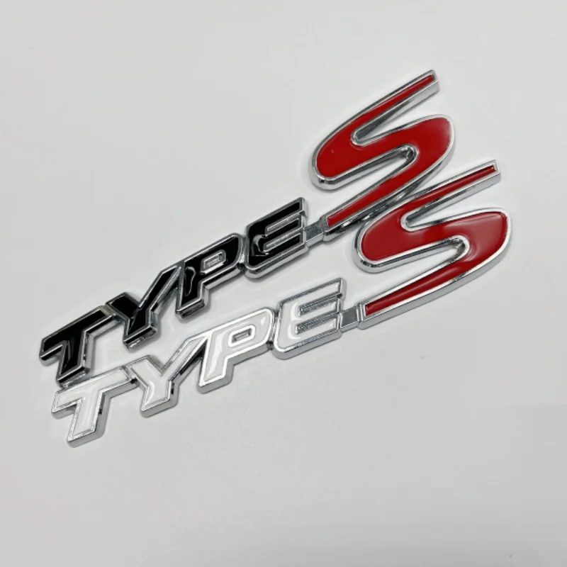 Emblema Metálico con Logotipo TIPO-S para Automóvil, Adhesivo Decorativo para Maletero Trasero, para Honda Fit, City, Civic, HRV, CRV, Beat, Jazz, Accord, Vision, C70, EX5