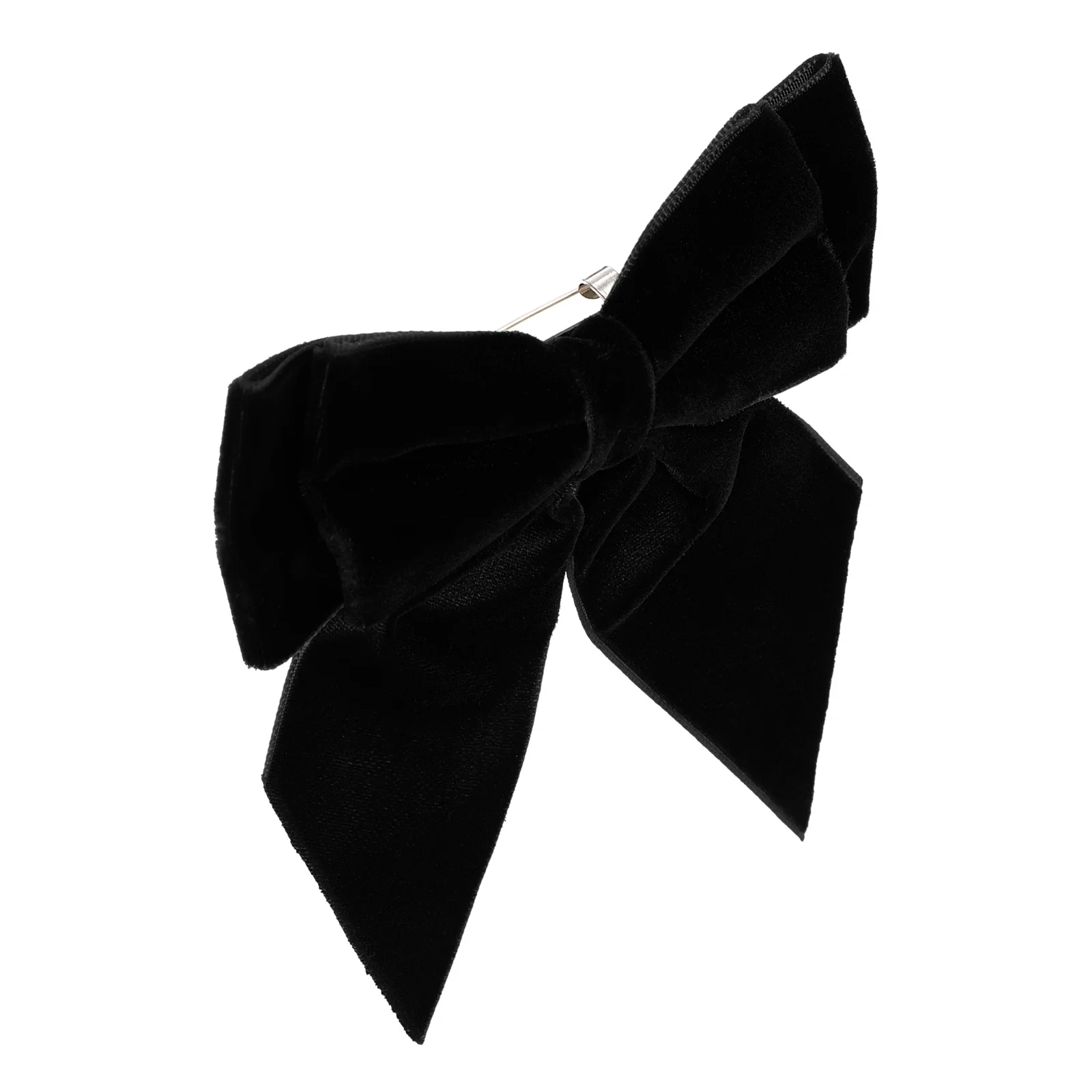 

Bow Tie Large Brooch Pin Aesthetic Dress Women Clothes Black Bowtie for Brooches and Man