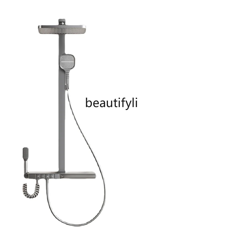 

Bathroom Shower Set White Household Shower Storage Bathroom Shower Bath Gun Gray Shower