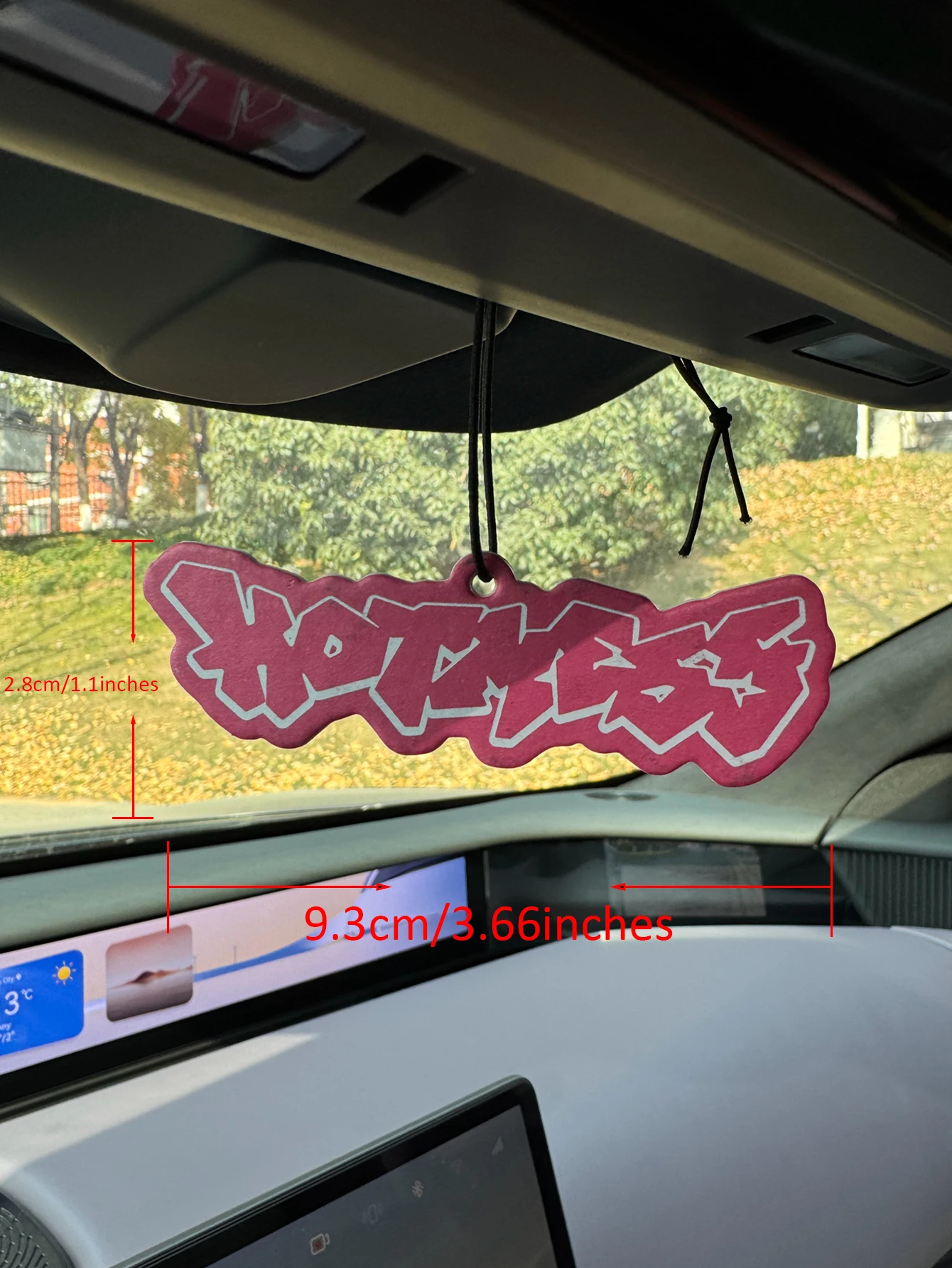 Kpop Graffiti Design Series with Korean Girl Group Fonts, Freesia and English Pear Scent (International Trend) Car Air Freshener |   Rearview Mirror Hanger & Dual-Purpose Air Vent Clip |   Natural Material Aromatherapy Tablets |   Long-Lasting Fragrance for 90 Days |   Alcohol-Free |   Not Afraid of Direct Exposure to the Sun |   Designed Specifically for Odor Removal in Cars, Closets, and Bathrooms. |   Cartoon Animation Graphics |   Unisex |   Luxury