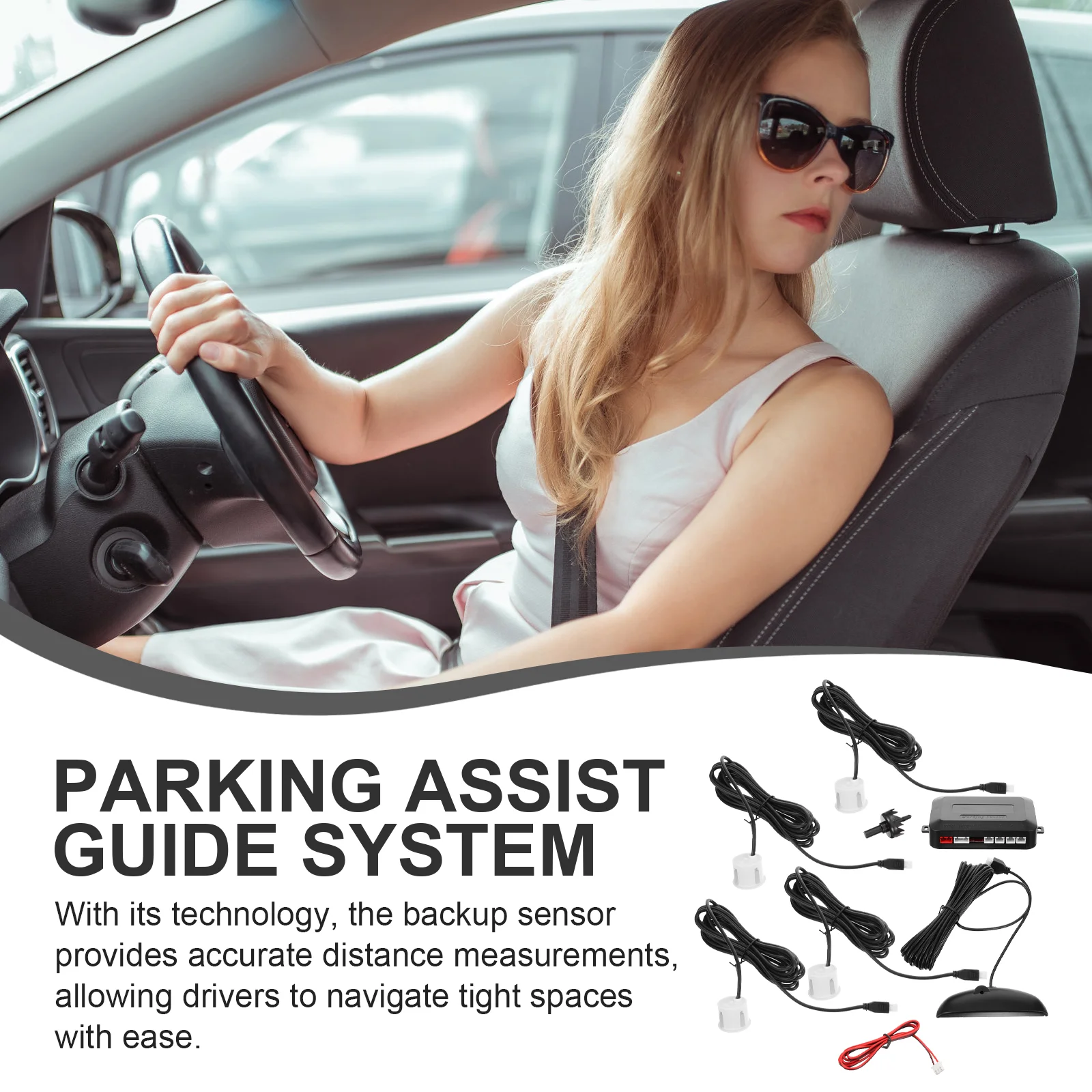 Reversing Radar Car Parking Assistance System for Accessory Guide Supply Rear Bumper Vehicle